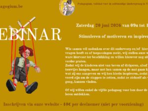 Stimuleren of motiveren en inspireren? - WEBINAR