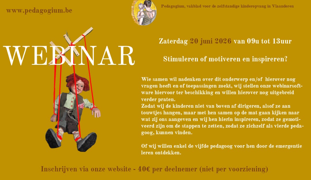 Stimuleren of motiveren en inspireren? - WEBINAR